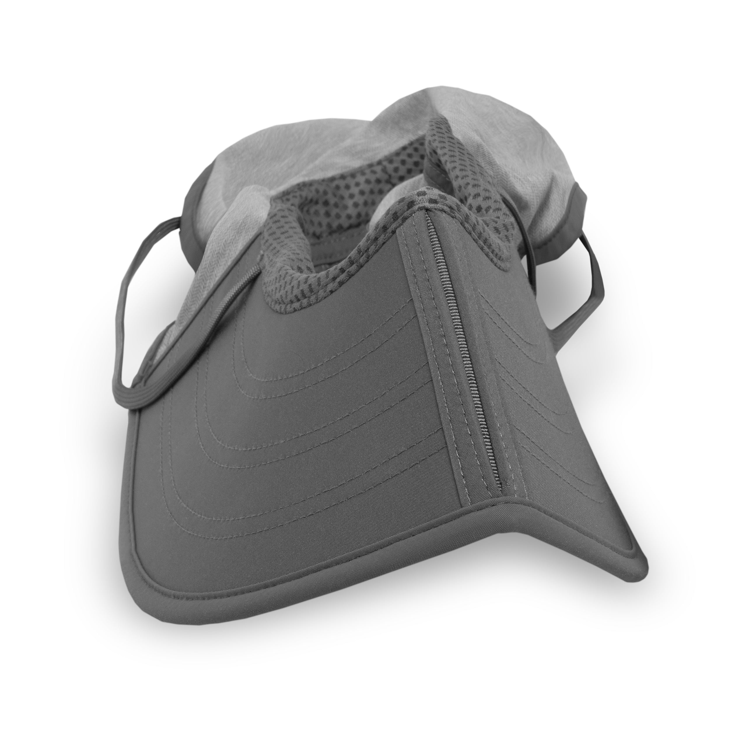 A studio photo showing the folding brim of the Ultra Adventure Hat