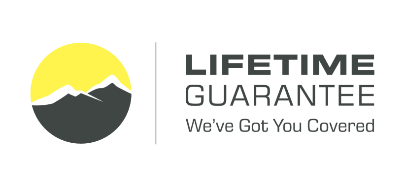 A Sunday Afternoons Lifetime Guarantee Logo.